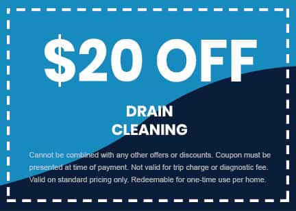 discount coupon on drain cleaning